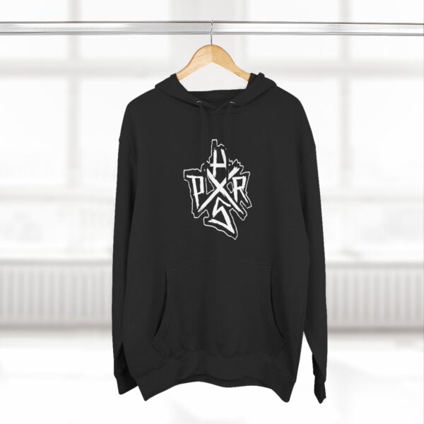 PRH 2 sided Fleece Hoodie - Logo & Monster image - Image 4