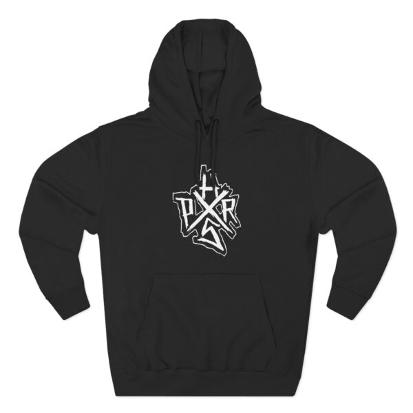 PRH 2 sided Fleece Hoodie - Logo & Monster image - Image 2
