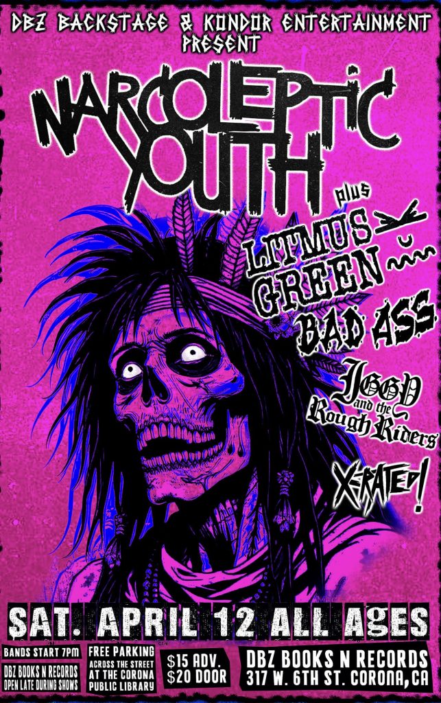 Narcoleptic Youth Live In Corona, CA 