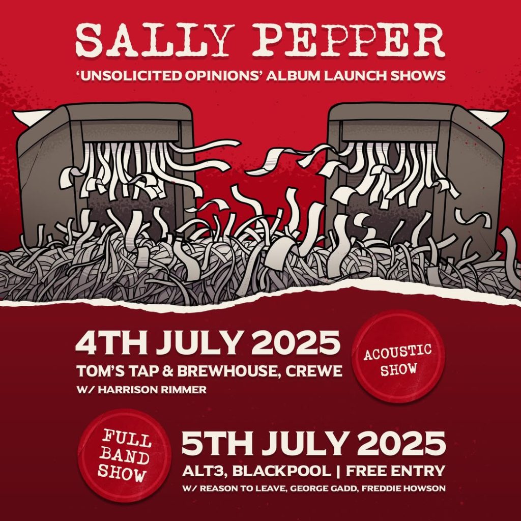 Sally Pepper Issues Debut Album “Unsolicited Opinions” 