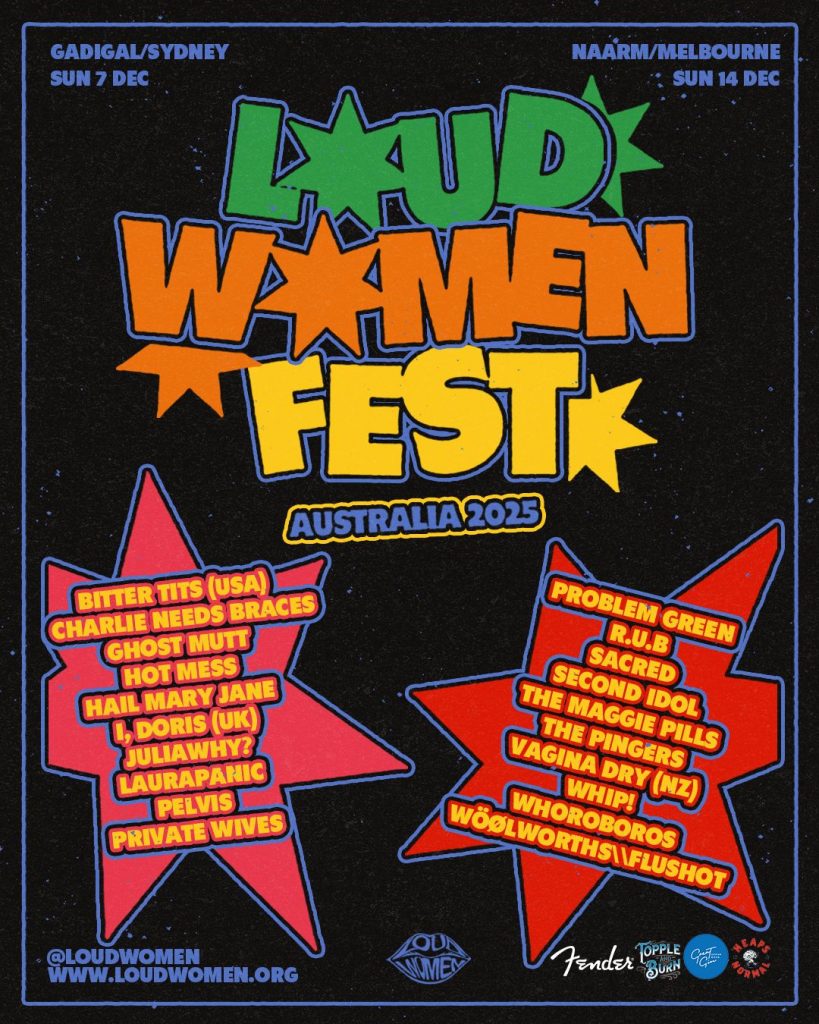LOUD WOMEN FEST Heads Down Under