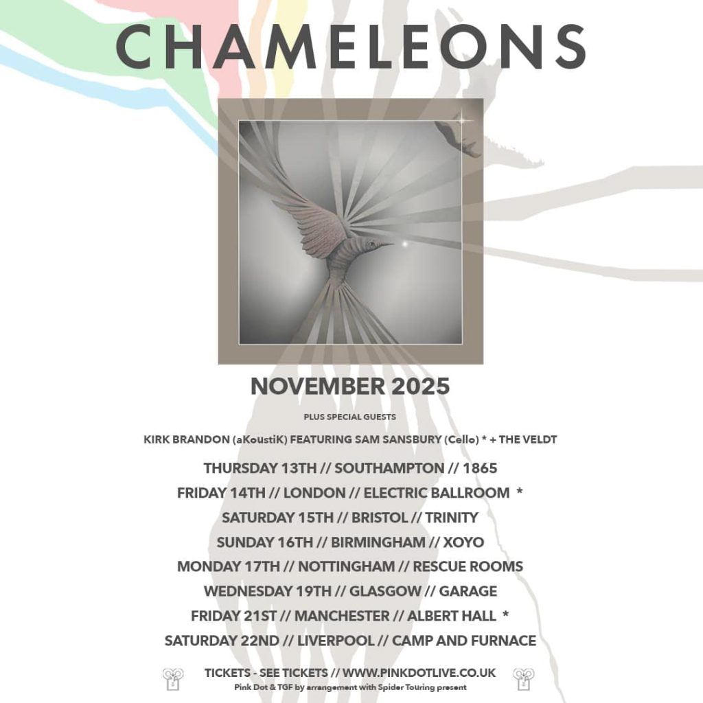 The Chameleons Commence UK Tour