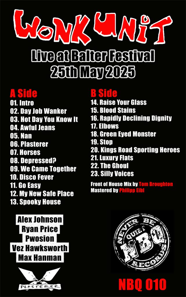 Wonk Unit Release “Live At Balter Festival” Album