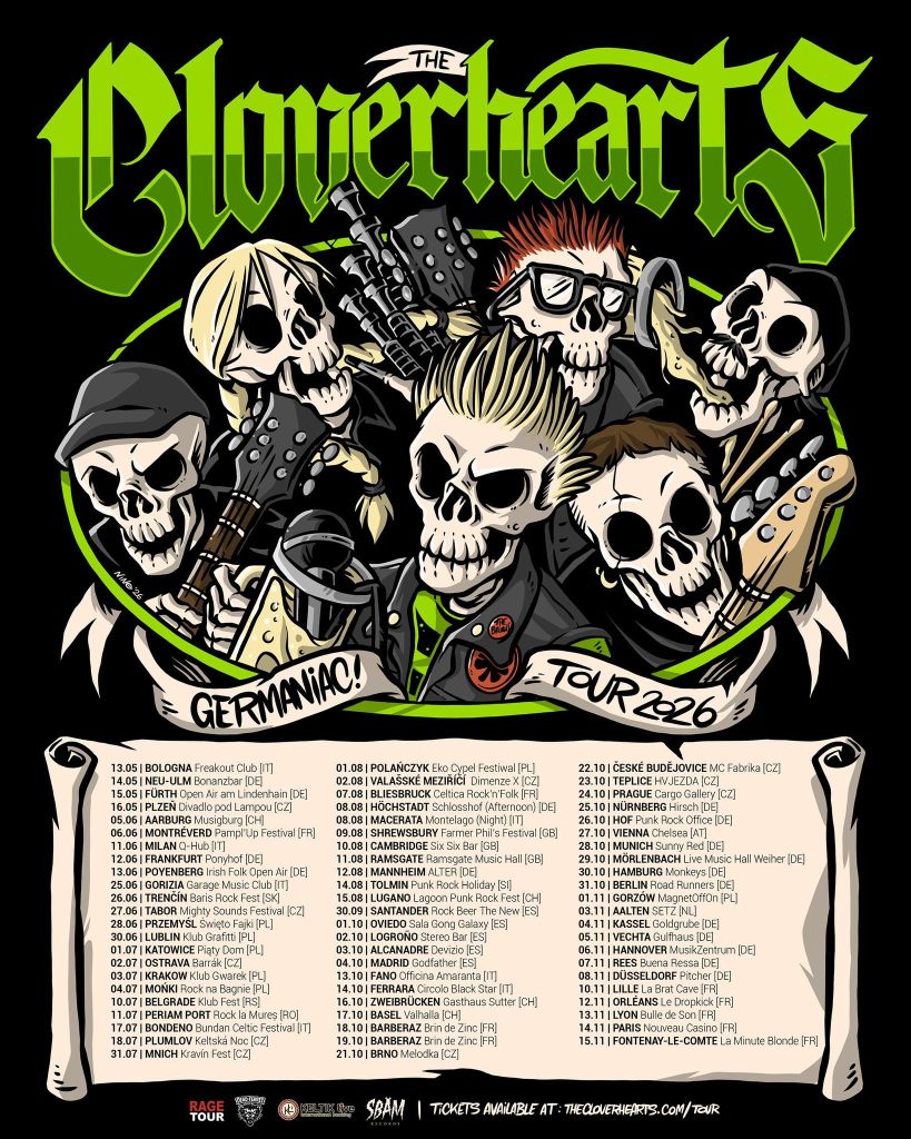 The Cloverhearts Drop New Album “Germaniac!” 