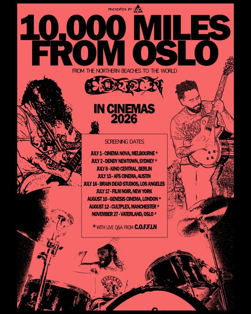 C.O.F.F.I.N Announce “10,000 Miles From Oslo” Documentary & Screenings 