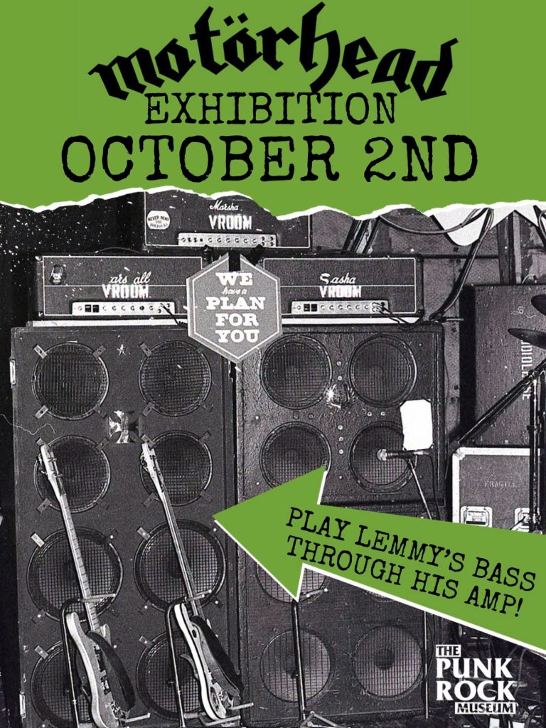 The Punk Rock Museum To Celebrate Motörhead & Lemmy In October 