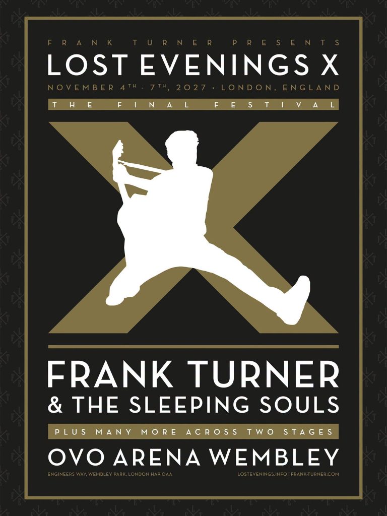 Frank Turner Announces Final Live Shows At “Lost Evenings X”