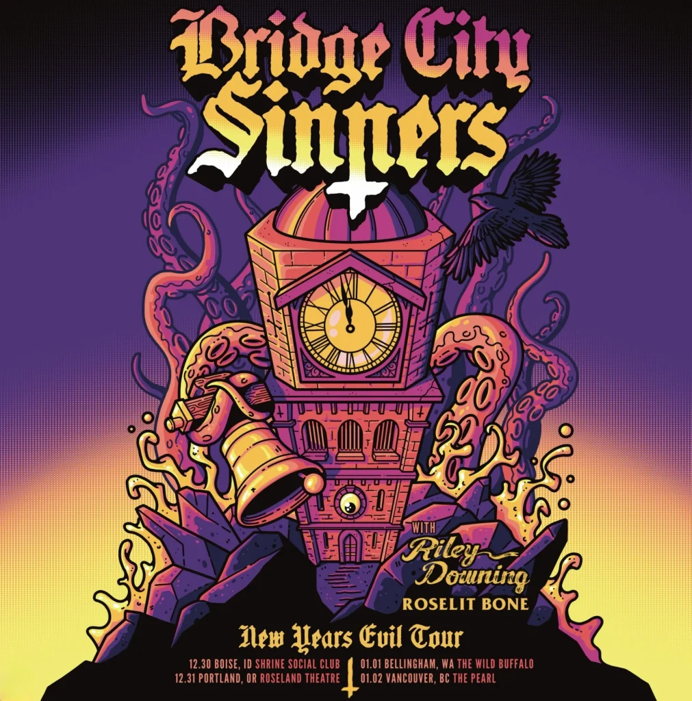 Bridge City Sinners Announce “New Year’s Evil” US Tour & Share “Spears & Blades” Live Video 
