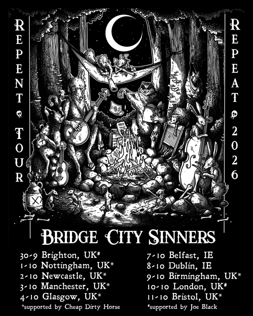 Bridge City Sinners Announce UK “Repent & Repeat” & US “Trick Or Treat” Tours